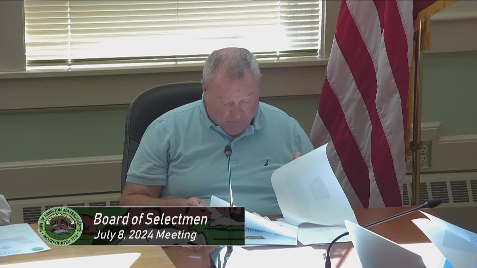Board of Selectmen; July 8, 2024