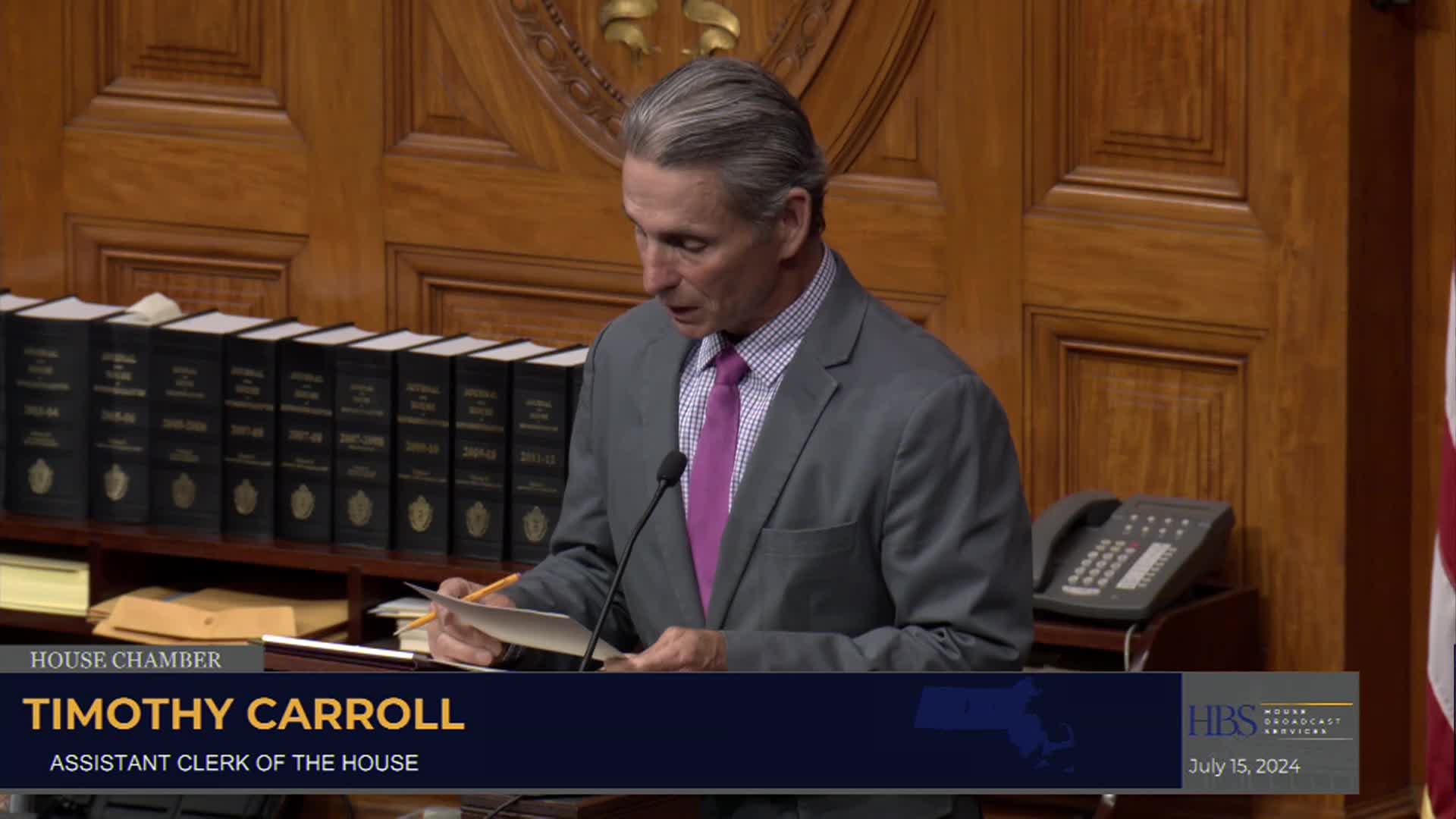 MA House - Informal Session; July 15, 2024