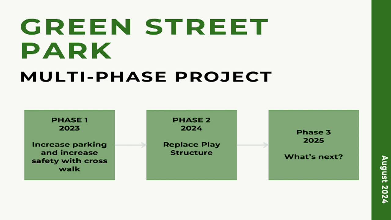 Parks and Recreation; August 21, 2024