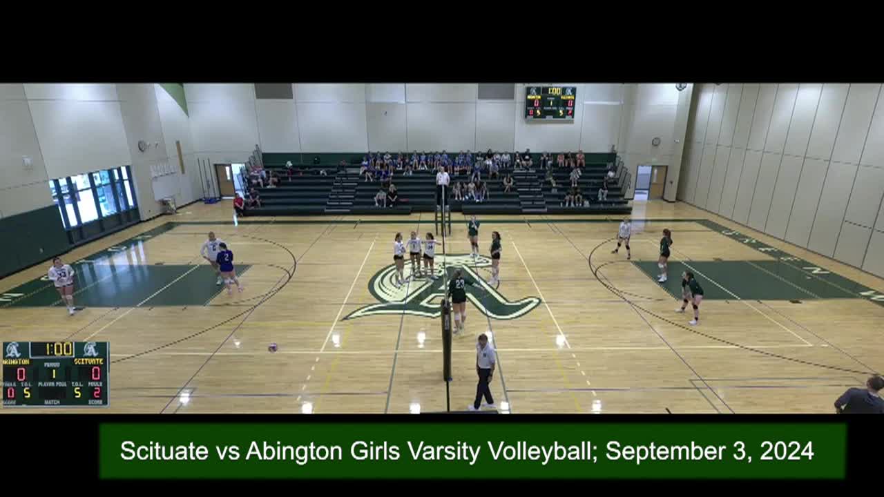 Girl's Varsity Volleyball; September 3, 2024