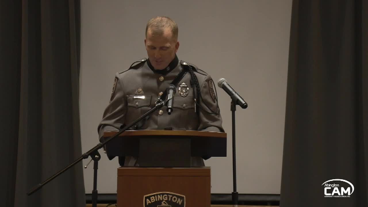 Abington Police Dept - Police Chief Swearing In; September 11, 2024