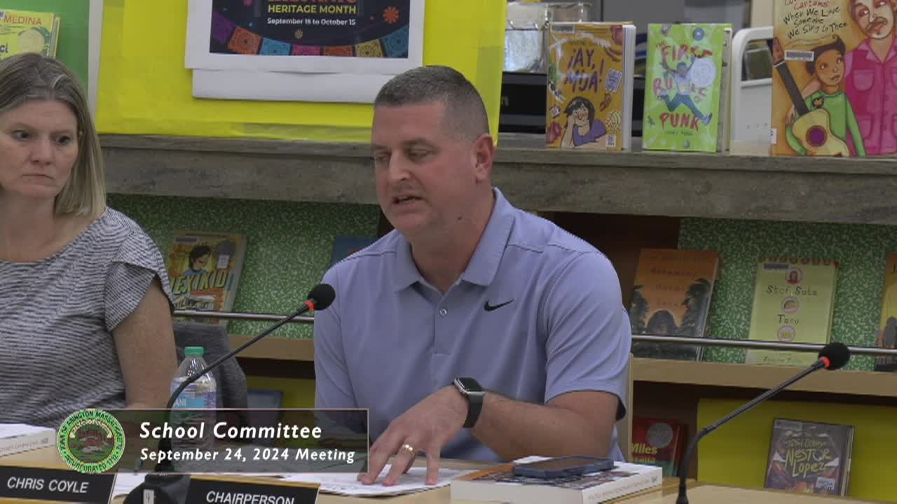 Abington School Committee; September 24, 2024
