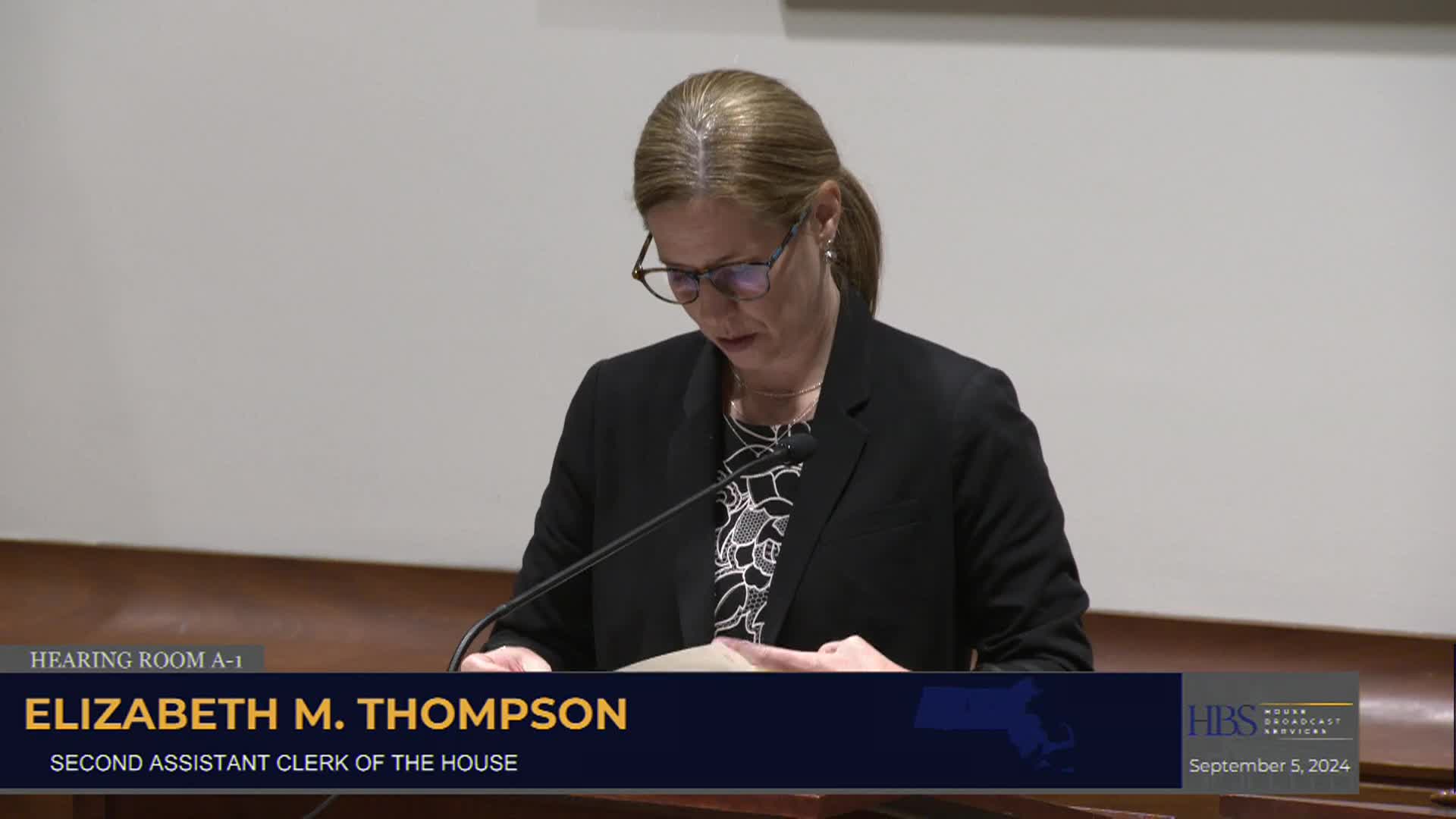 MA House - Informal Session; September 5, 2024