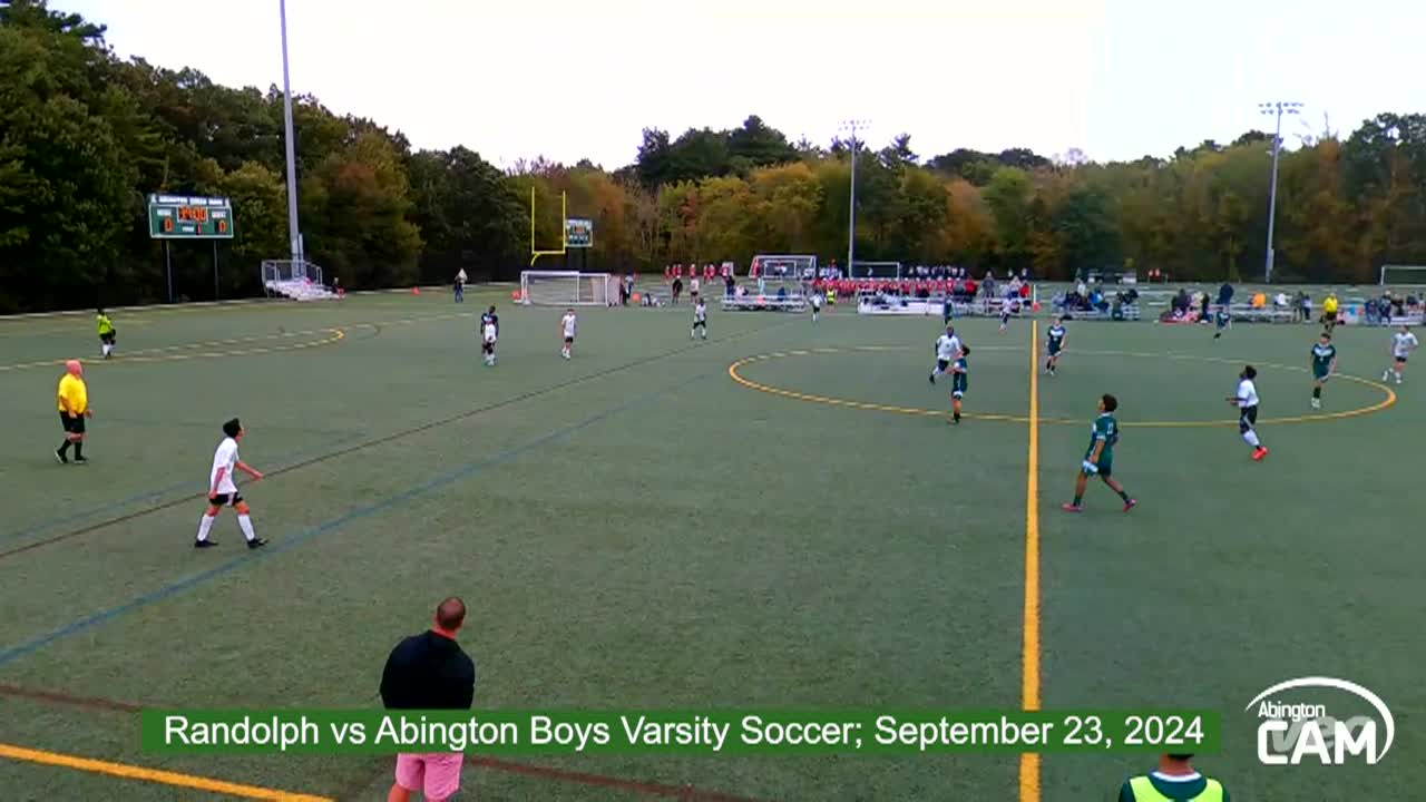 Randolph Blue Devils vs Abington Boys Varsity Soccer; September 23, 2024