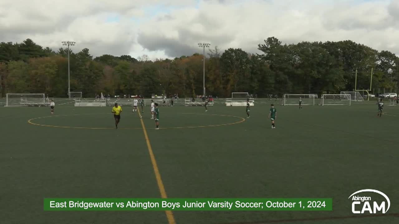 East Bridgewater vs Abington; Boys Junior Varsity Soccer; October 1, 2024