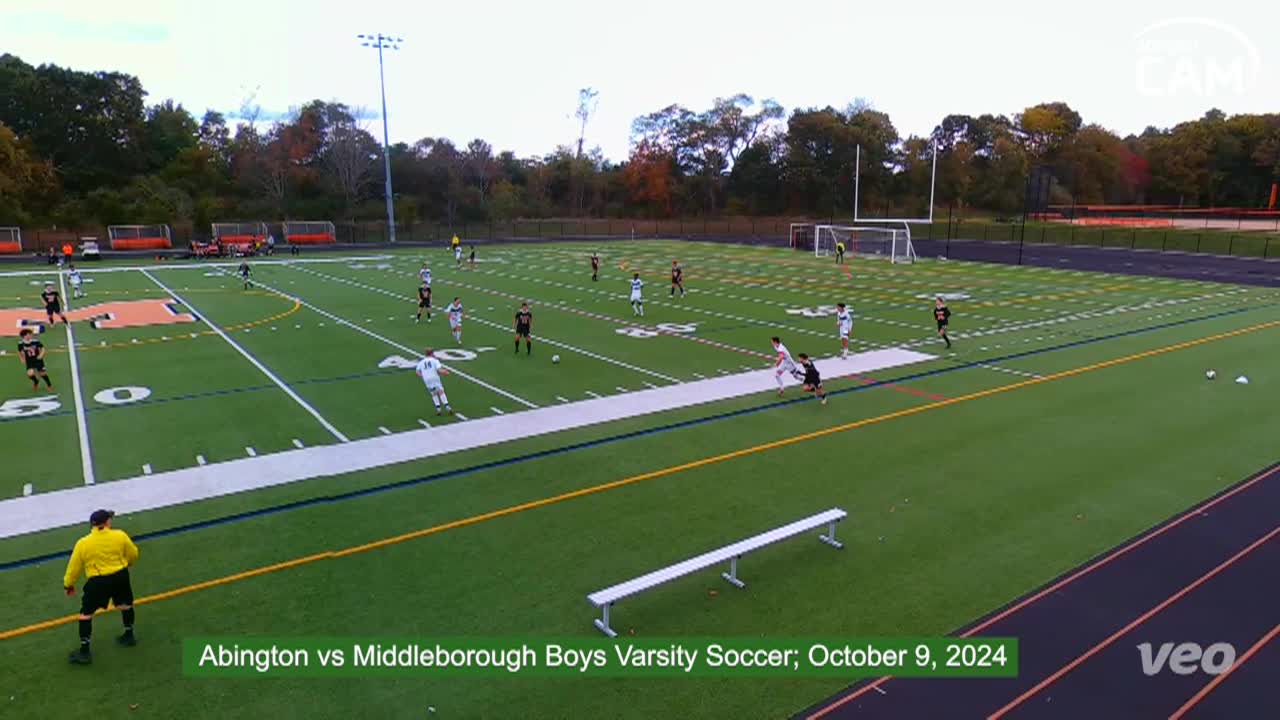 Abington vs Middleborough Sachems Boys Varsity Soccer: Oct. 9, 2024