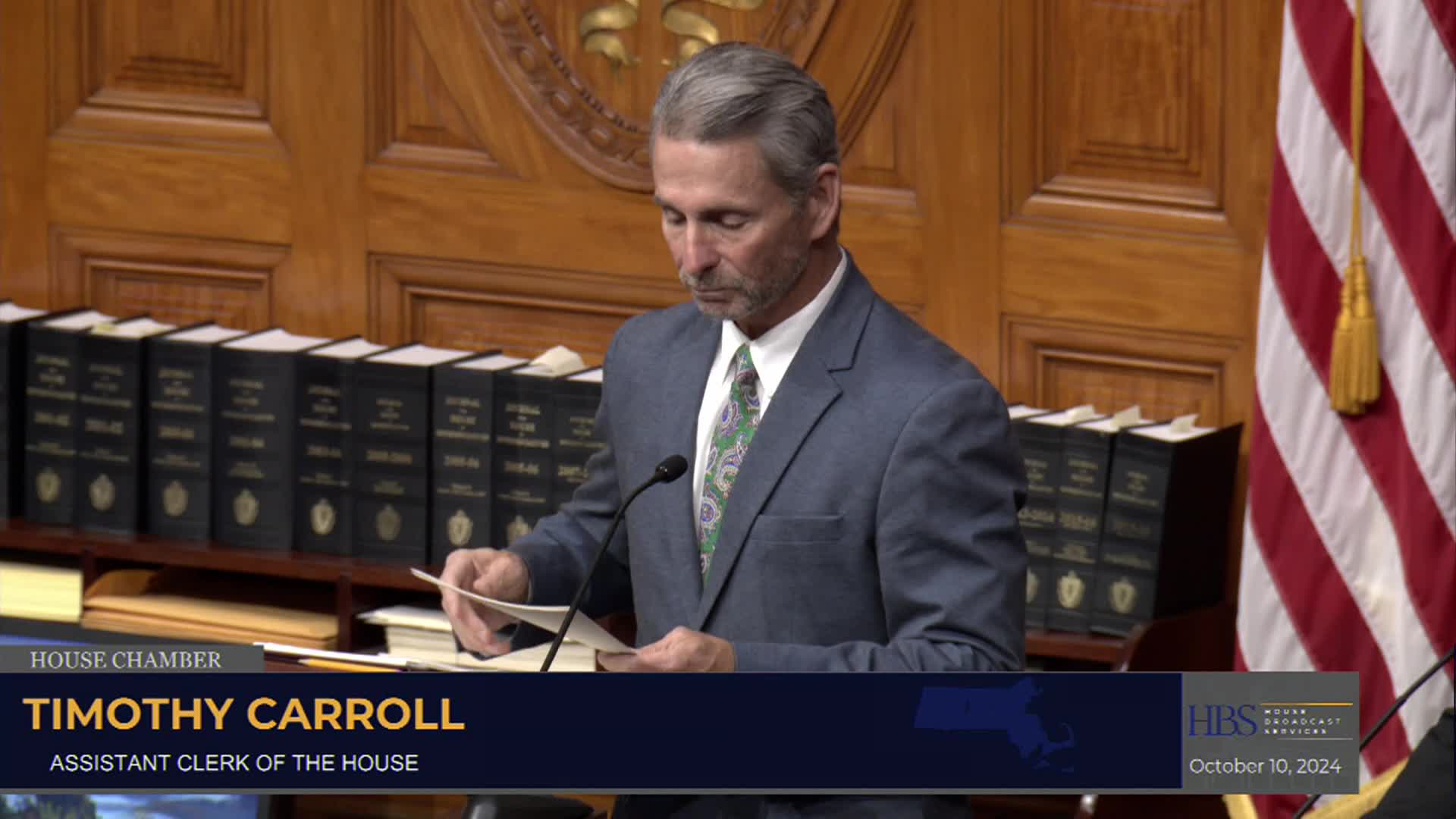MA House - Informal Session; October 10, 2024