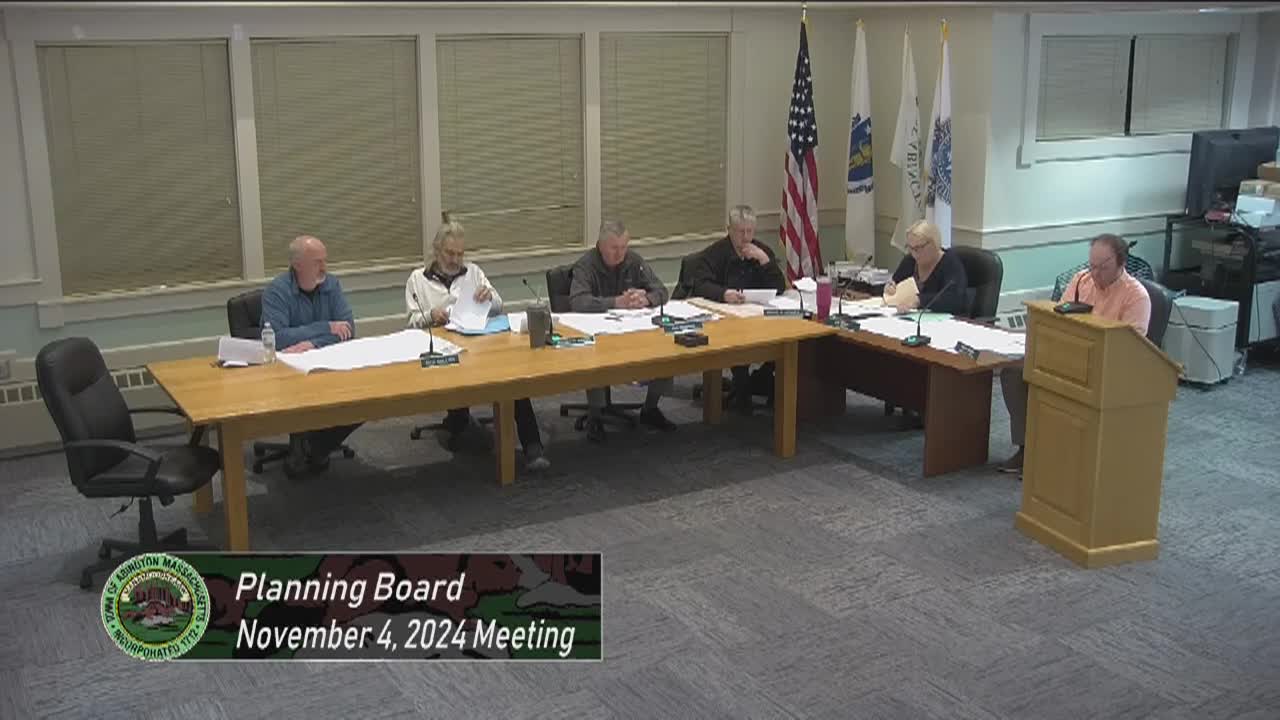 Planning Board; Nov. 4, 2024