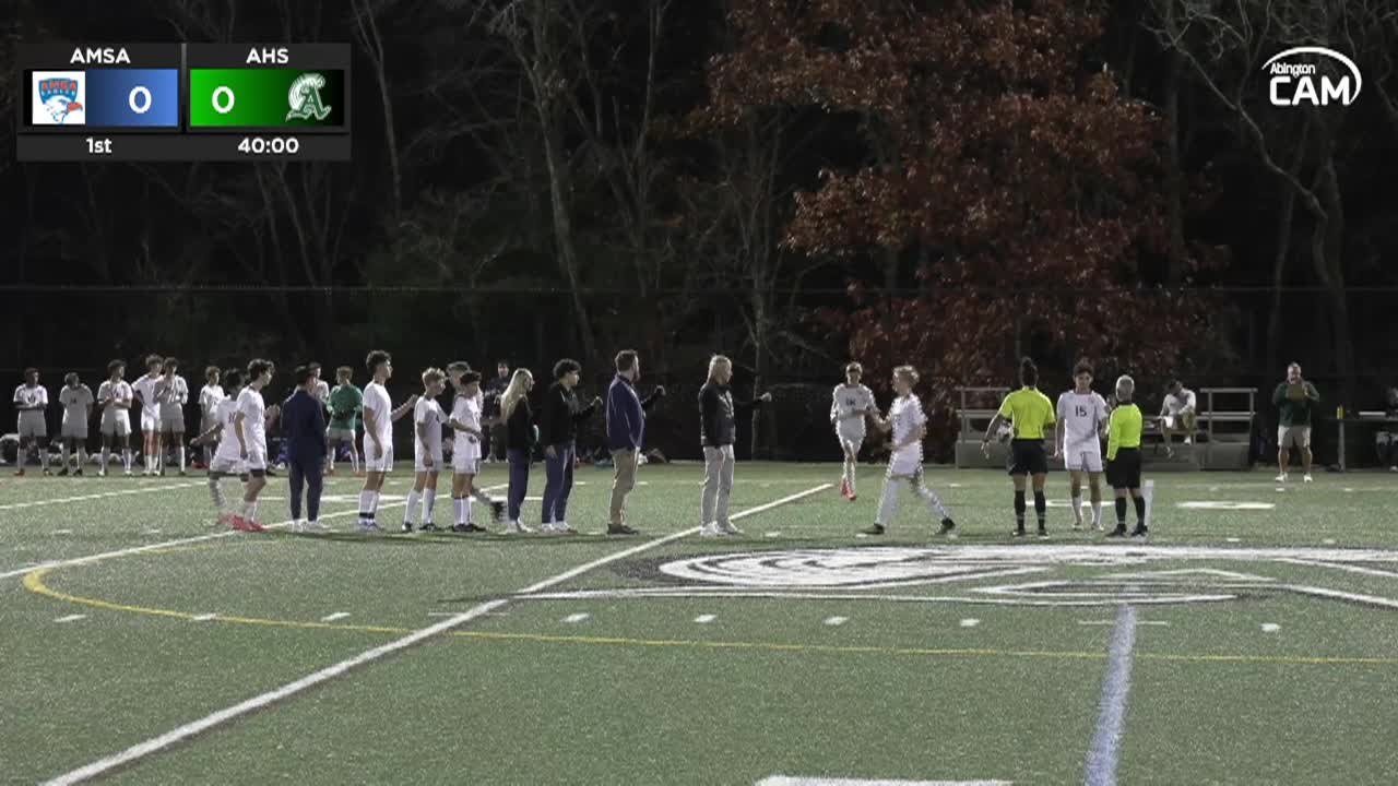 AMSA Eagles vs Abington Boys Varsity Soccer; Nov. 5, 2024