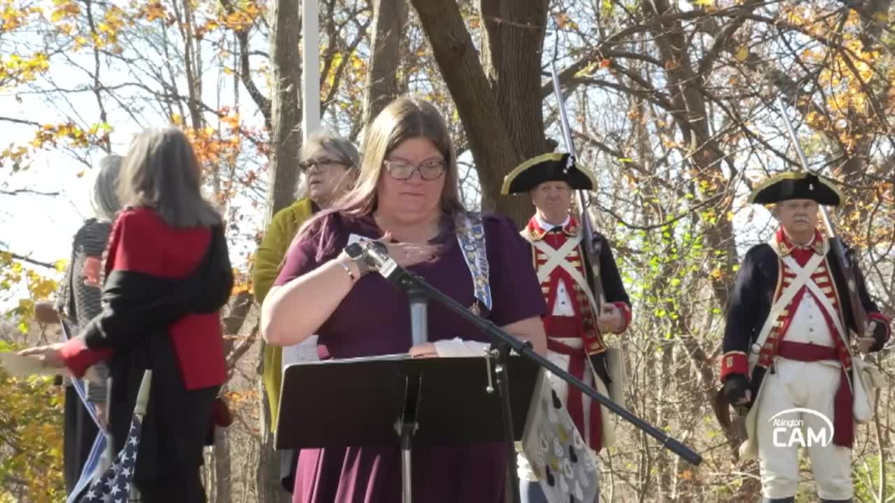 DAR Deborah Sampson Chapter - Marker Dedication Ceremony; Nov. 9, 2024