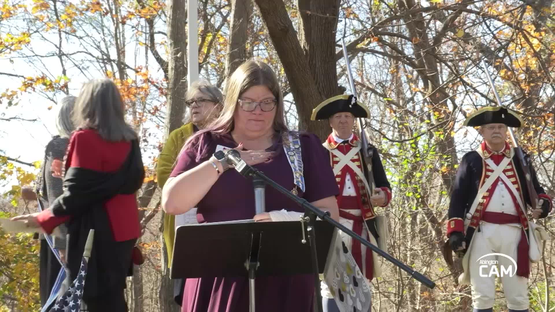 DAR Deborah Sampson Chapter - Marker Dedication Ceremony; November 9, 2024