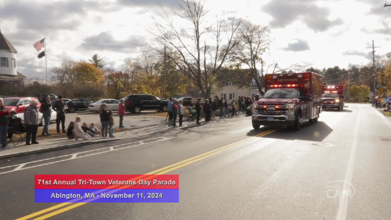 71st Tri-Town Veterans Parade; Nov. 11, 2024