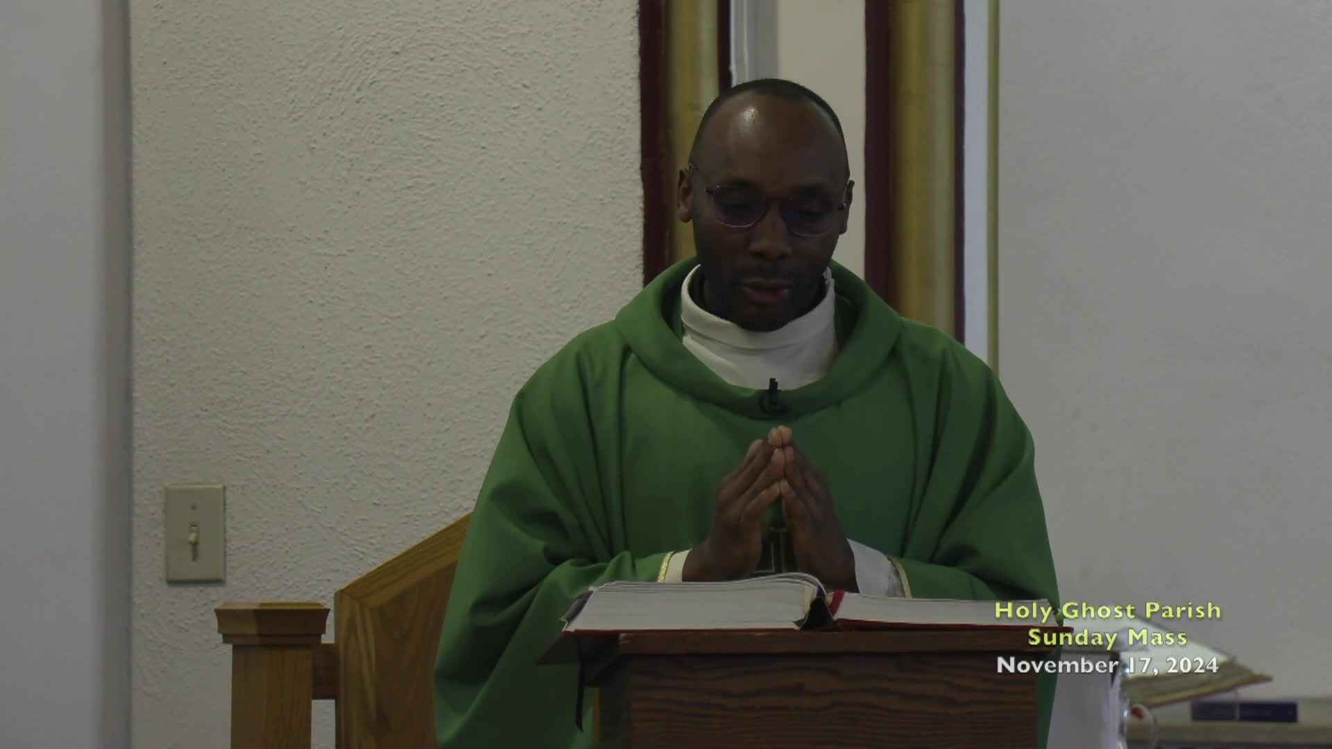 Holy Ghost Parish; November 17, 2024