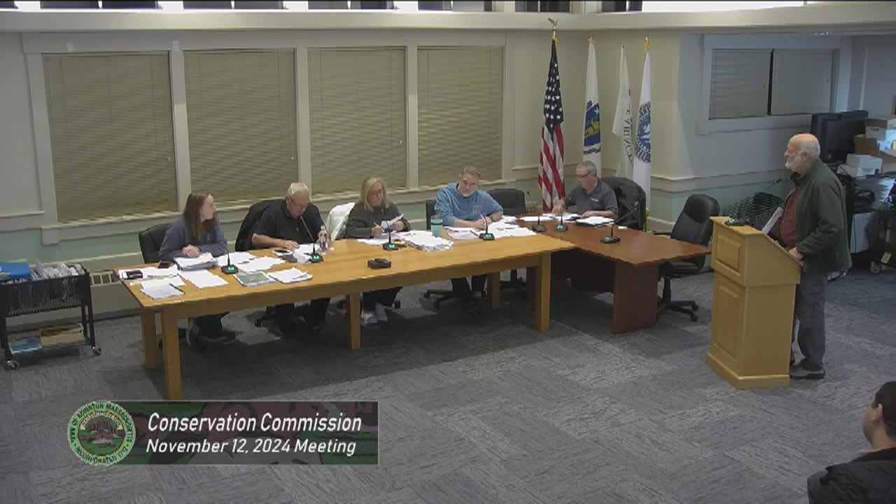 Conservation Commission; Nov. 12, 2024