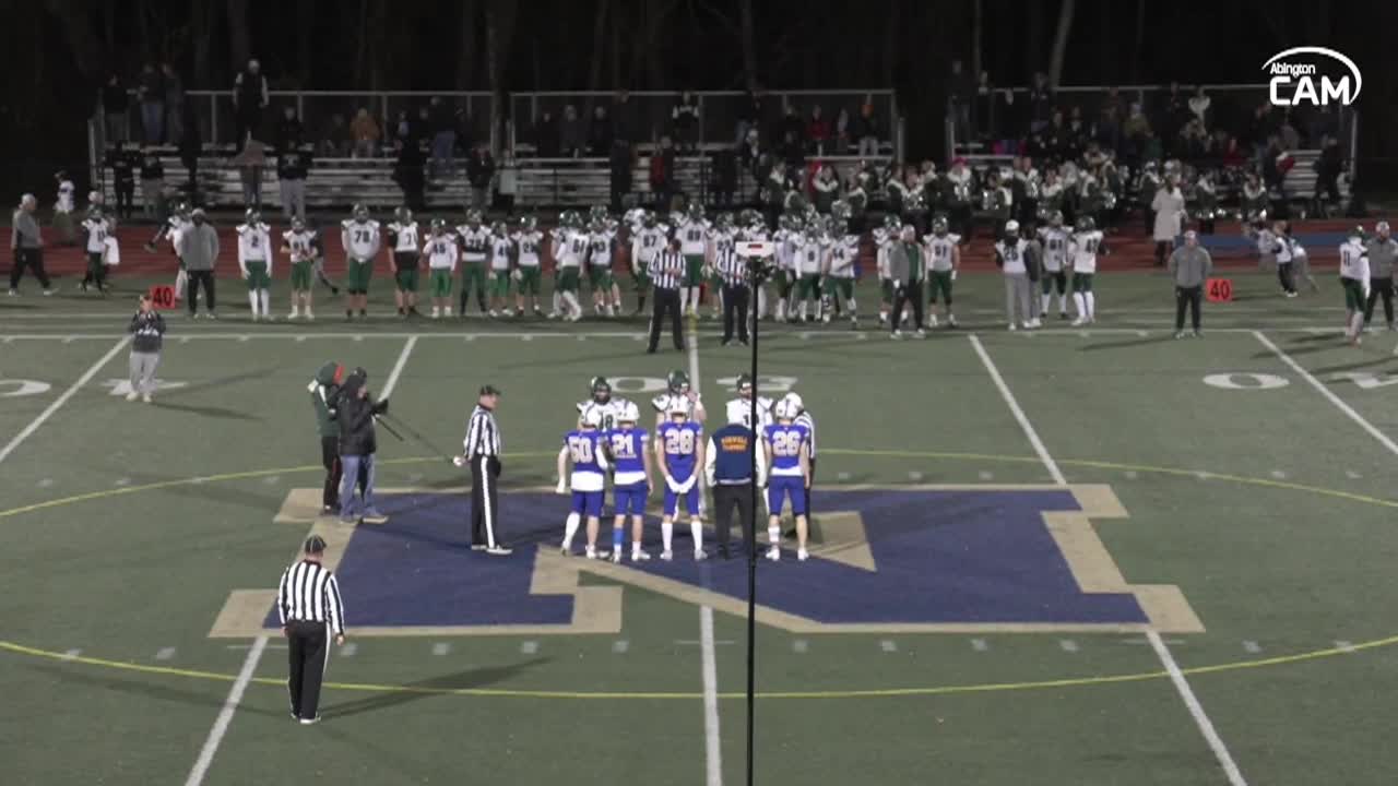 Abington vs Norwell Clippers - MIAA Playoff Varsity Football; Nov. 15, 2024