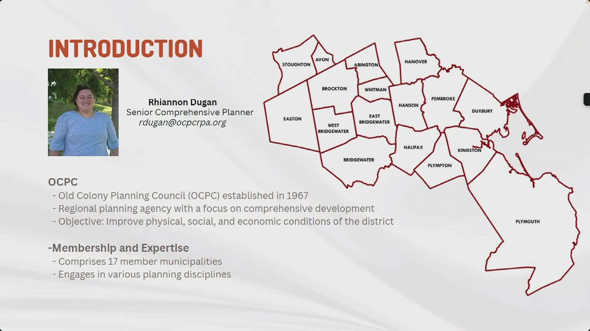 OCPC presents Open Space & Recreation Plan; November 18, 2024