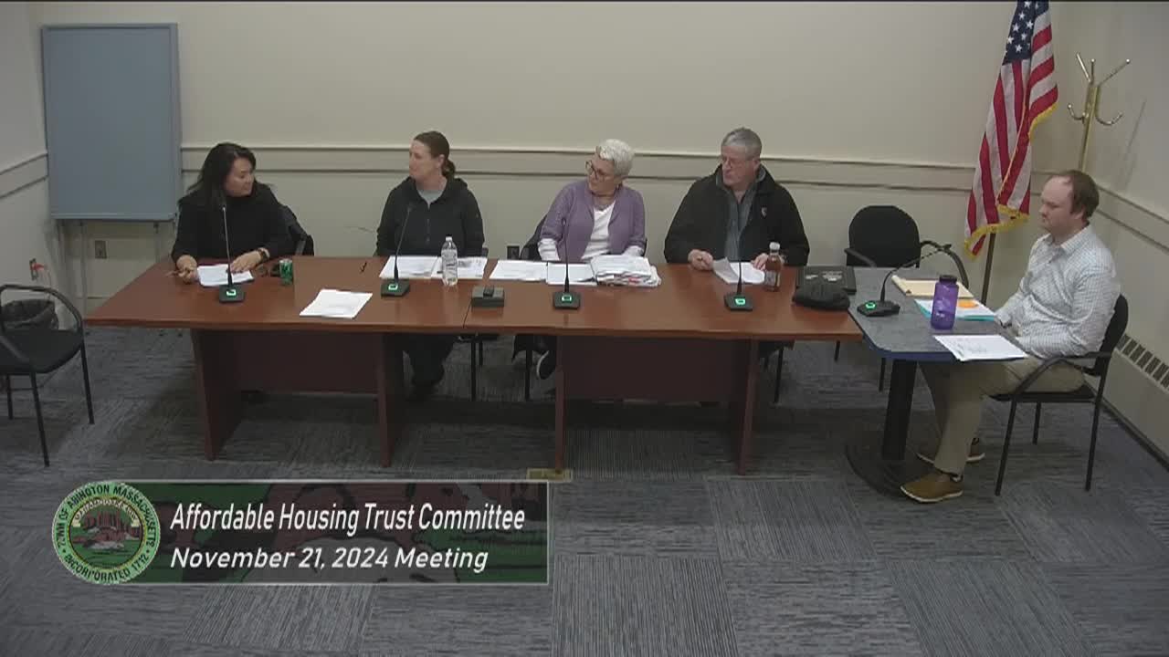 Affordable Housing Trust; Nov. 21, 2024