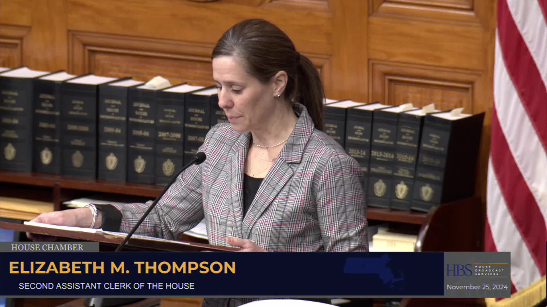 MA House - Informal Session; November 25, 2024