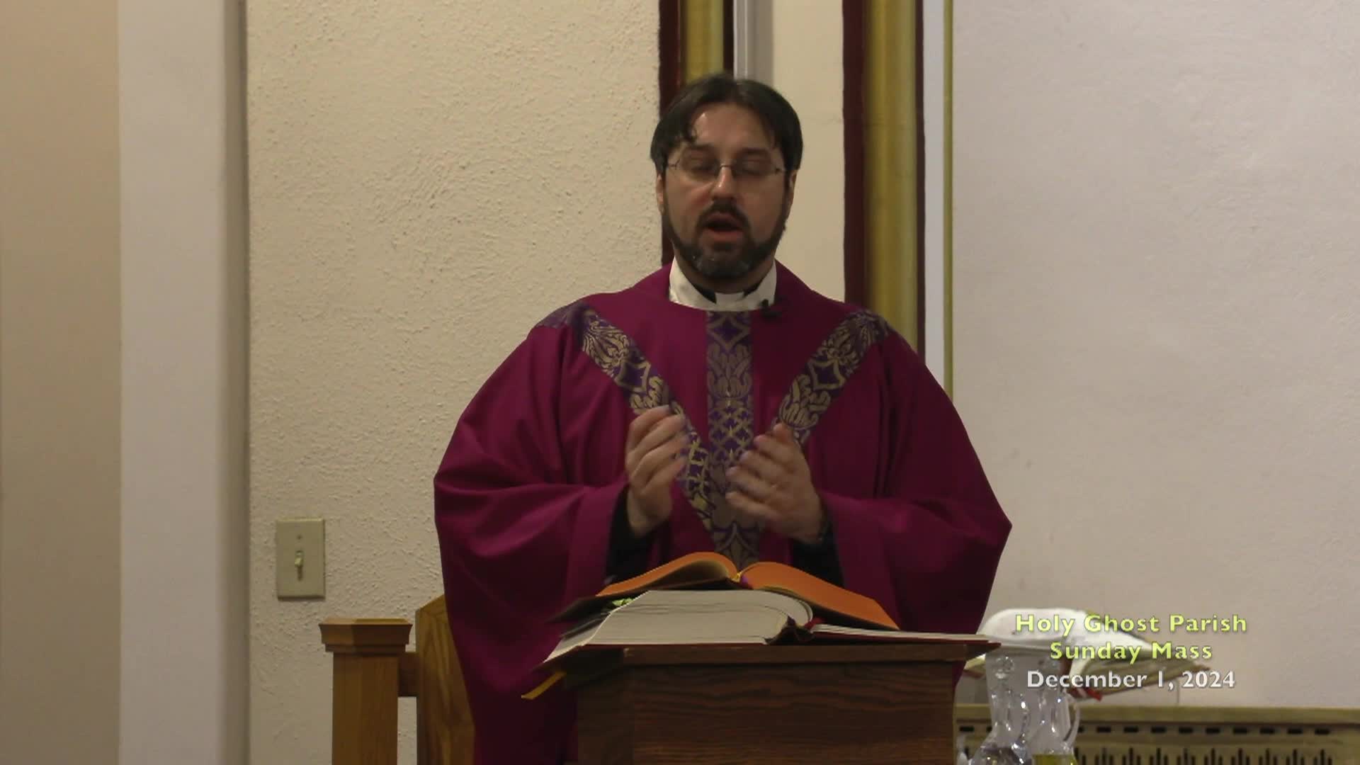 Holy Ghost Parish; December 1, 2024