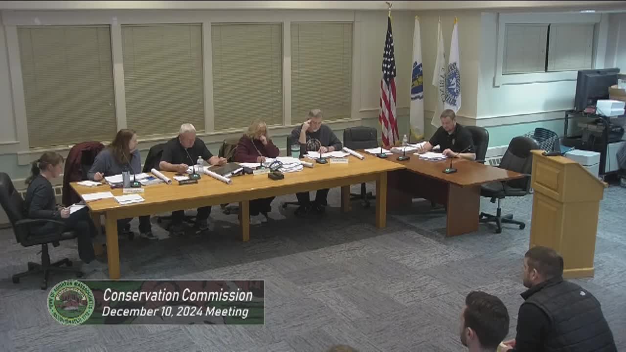 Conservation Commission; Dec. 10, 2024