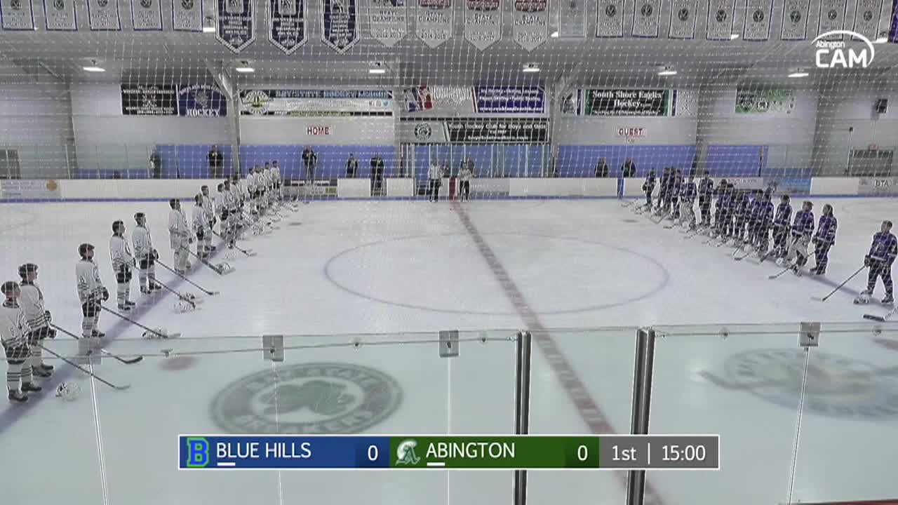 Blue Hills vs Abington Boys Varsity Hockey; Dec. 14, 2024