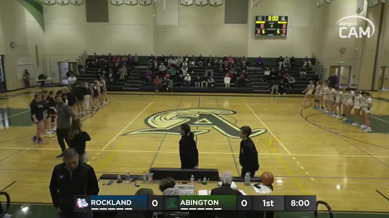 Rockland Bulldogs vs Abington Girls Varsity Basketball; Dec. 23, 2024