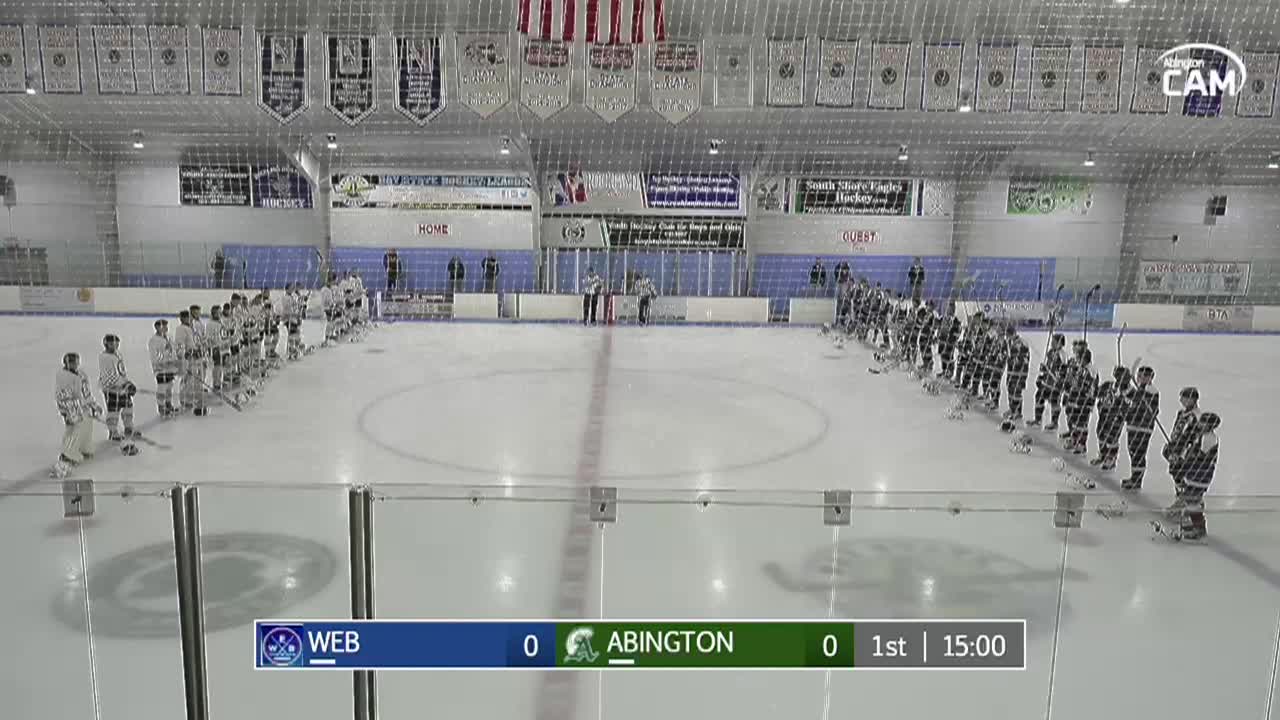 West East Bridgewater Vikings vs Abington Boys Varsity Hockey; Dec. 29, 2024