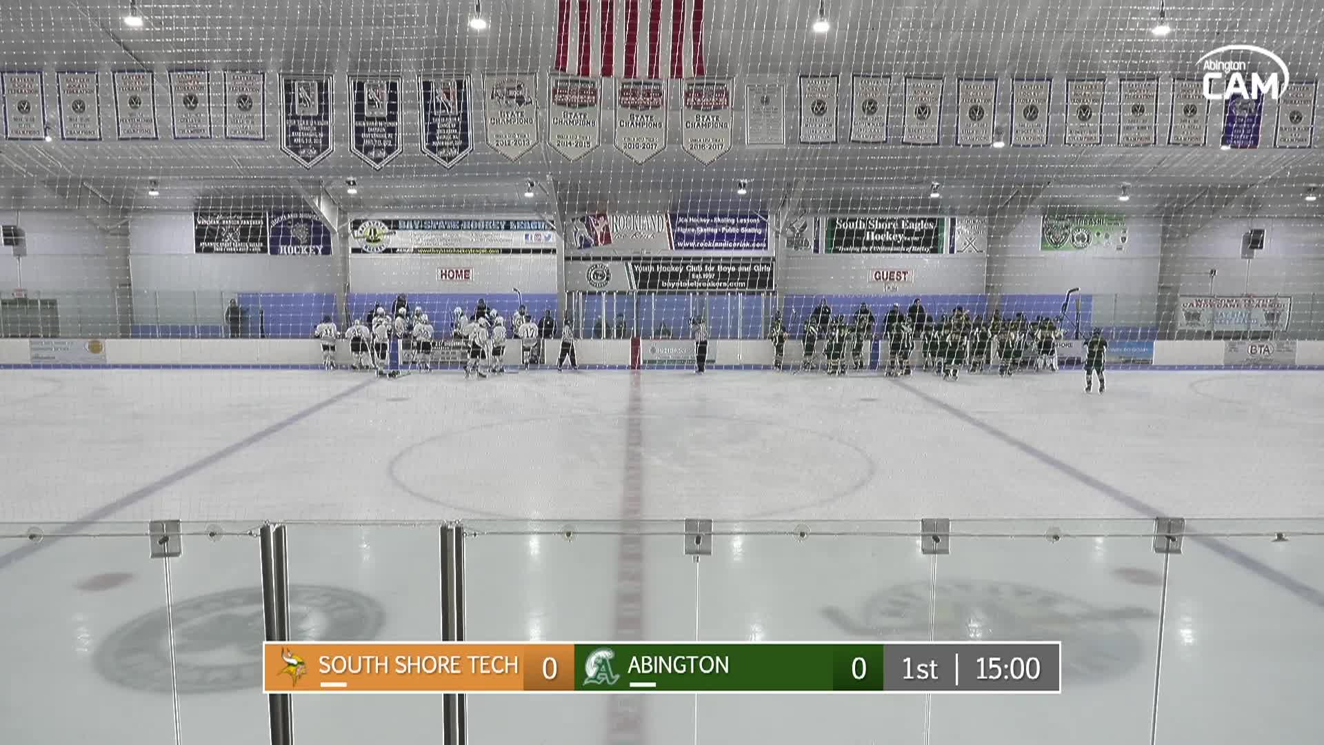 South Shore Technical Vikings vs Abington Boys Varsity Hockey; December 28, 2024