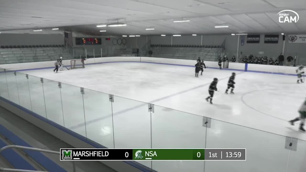 Marshfield Rams vs NSA Co-Op Girls Varsity Hockey; Dec. 23, 2024