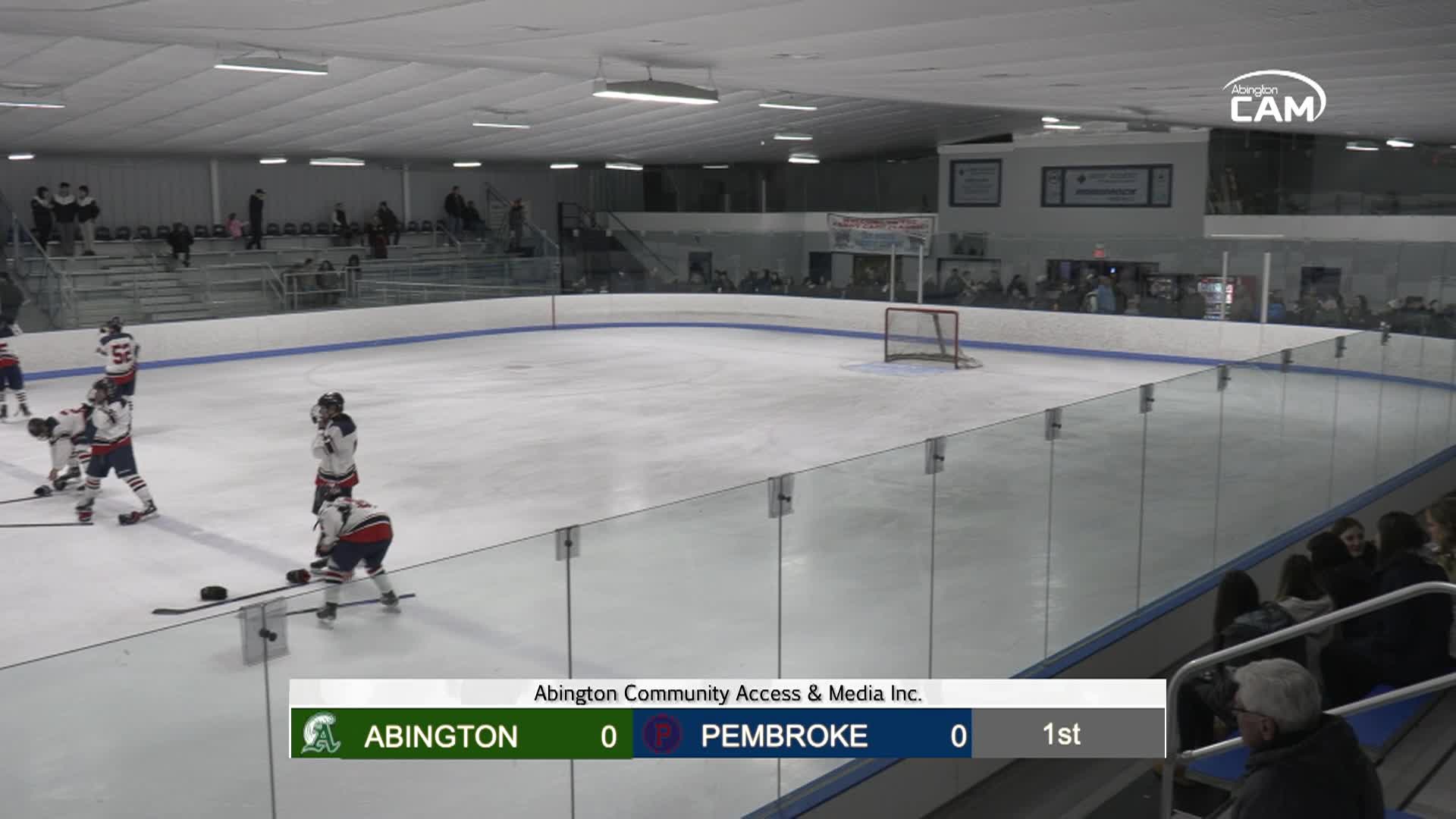 Abington Green Wave vs Pembroke Titans Boys Varsity Hockey; January 6, 2025