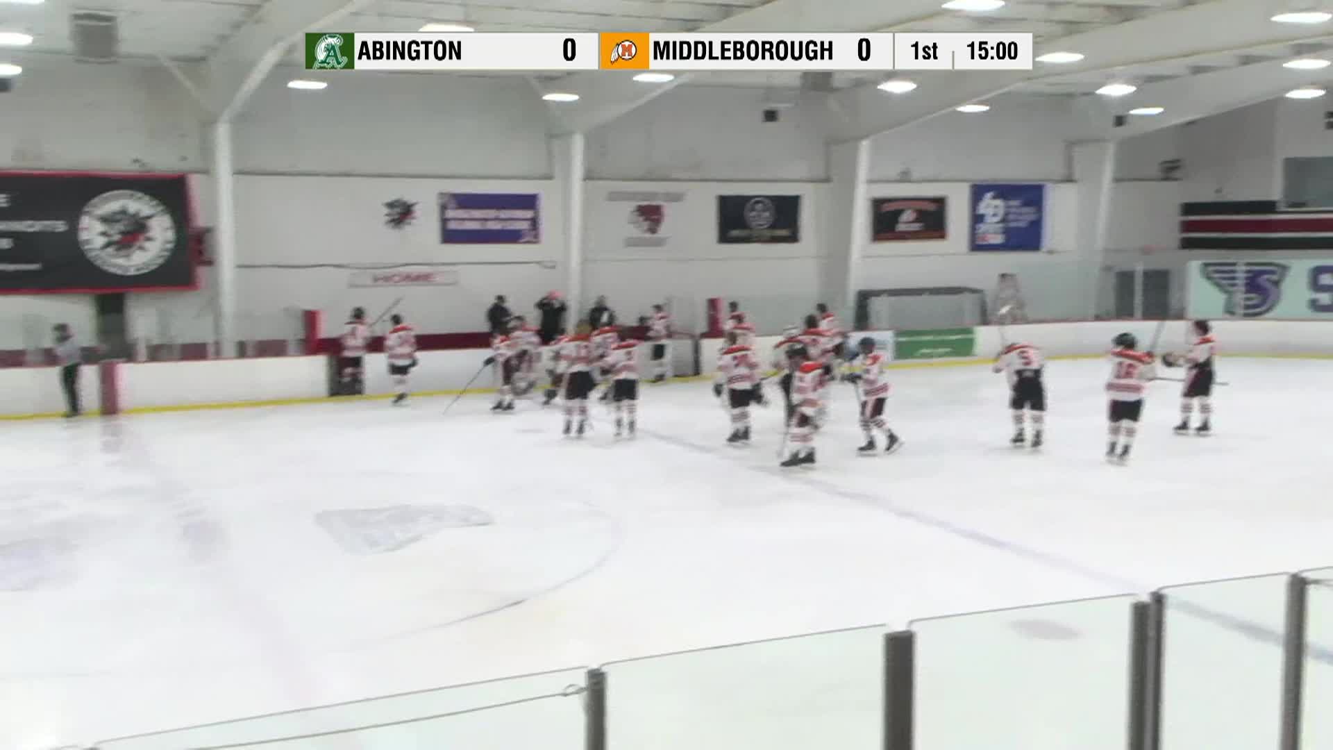 Abington Green Wave vs Middleboro Sachems Varsity Hockey; January 11, 2025