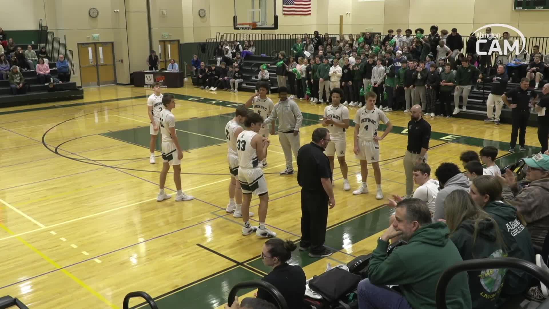 New Bedford Whalers vs Abington Green Wave Boys Varsity Basketball; January 10, 2025