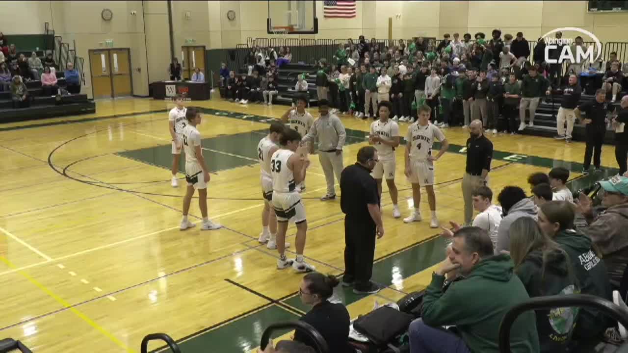 New Bedford Whalers vs Abington Green Wave Boys Varsity Basketball; Jan. 10, 2025