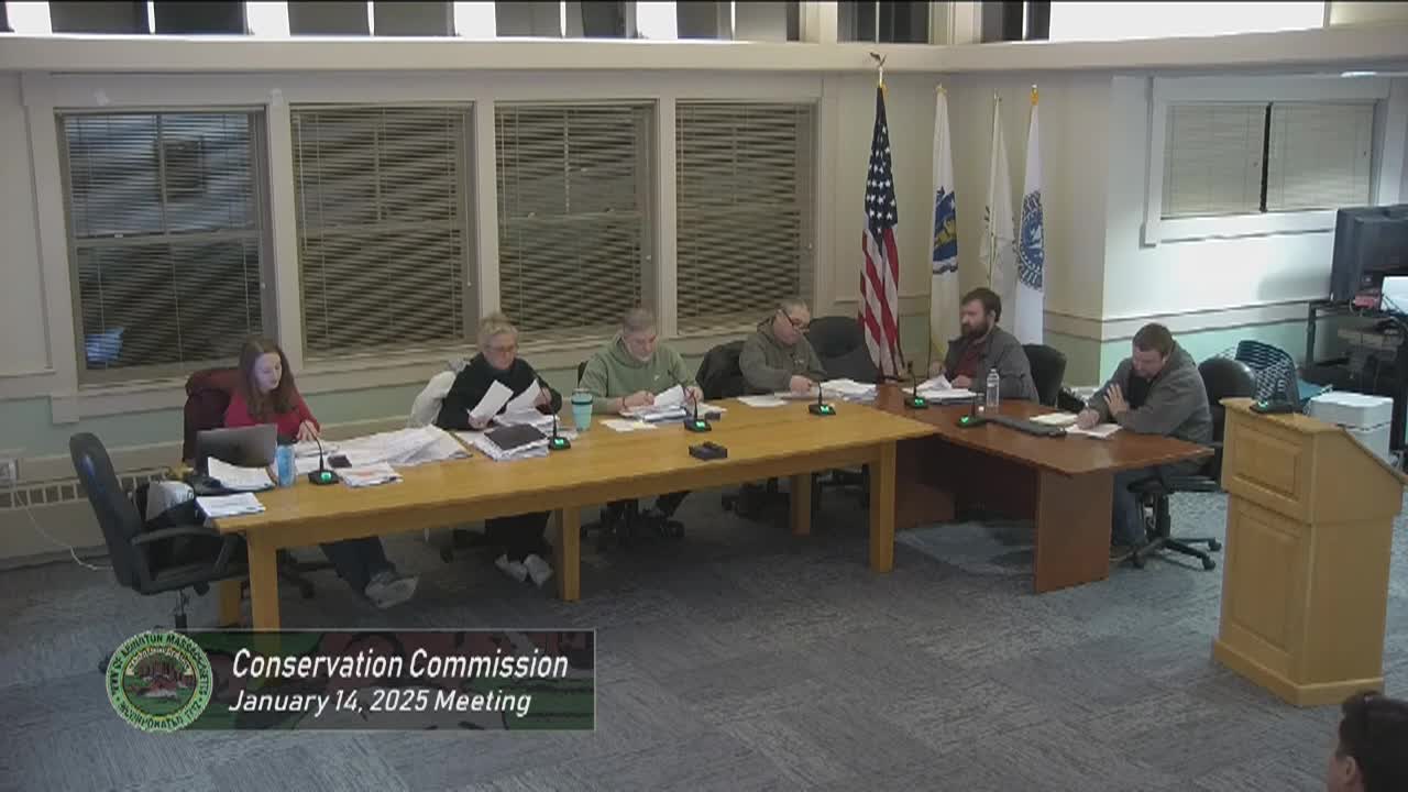 Conservation Commission; Jan. 14, 2025