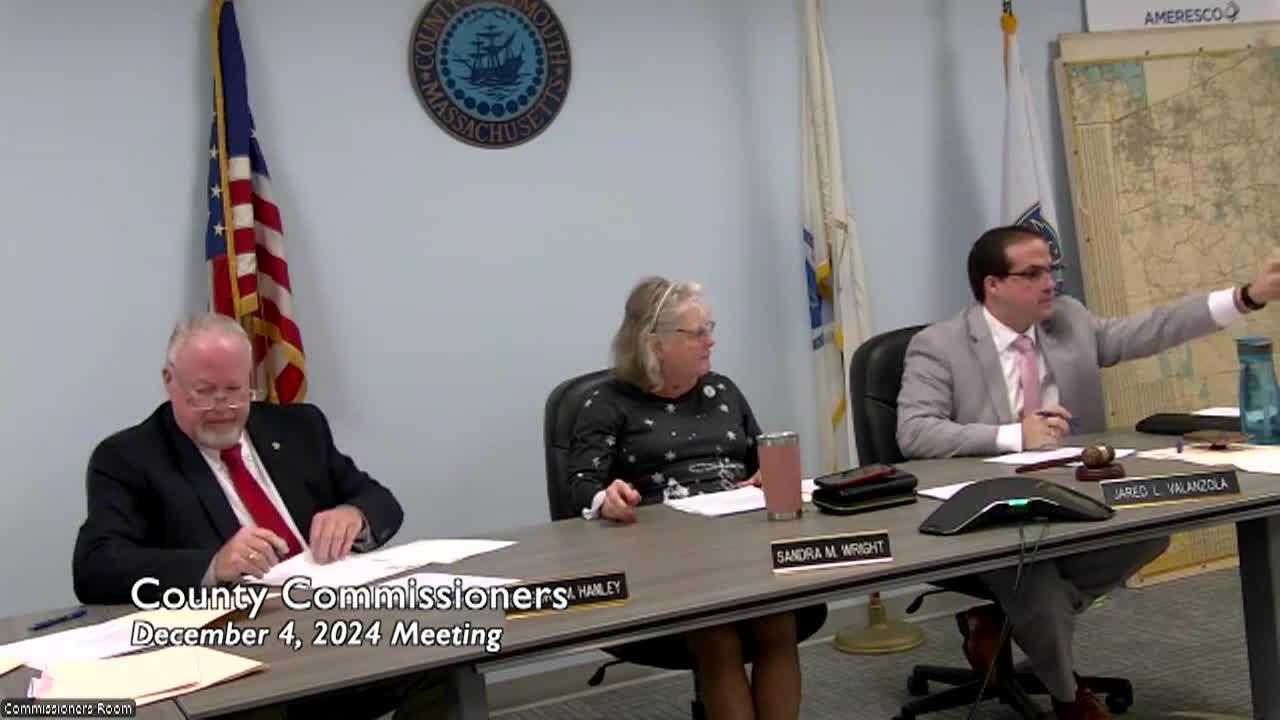 Plymouth County Commissioners; Dec. 4, 2024
