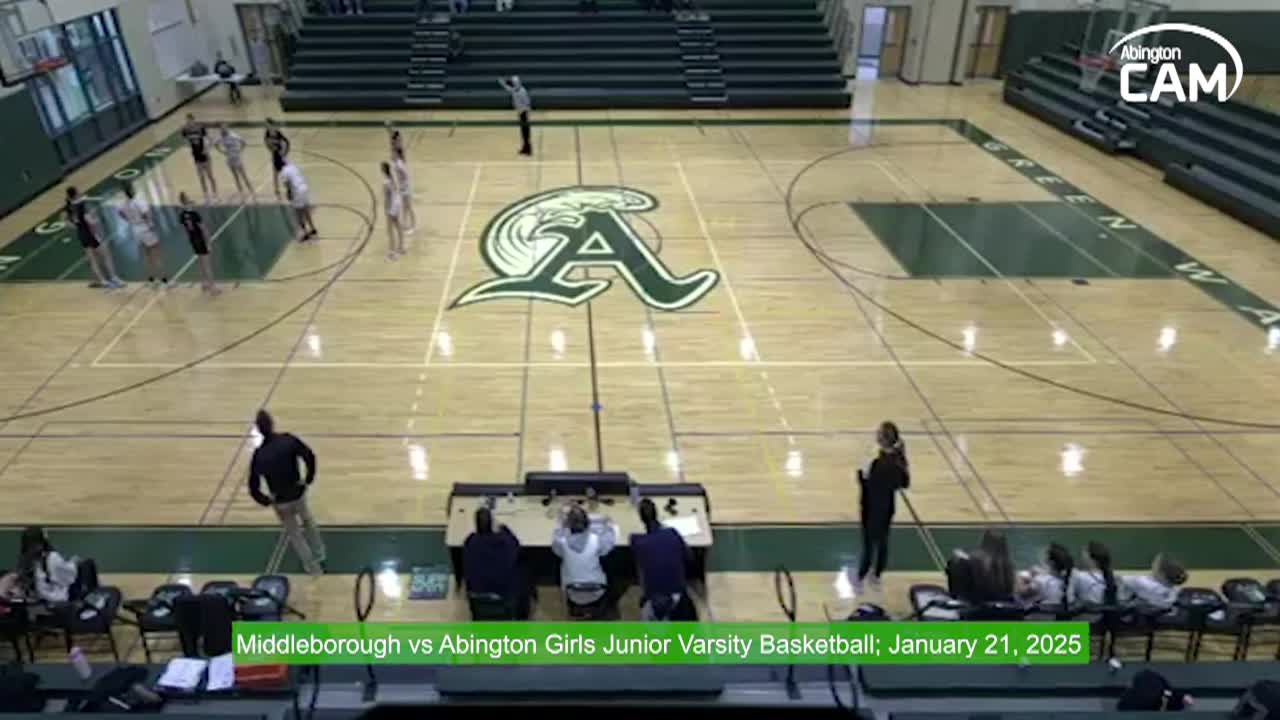 Middleborough Sachems vs Abington Green Wave Girls Junior Varsity Basketball; Jan 21, 2025