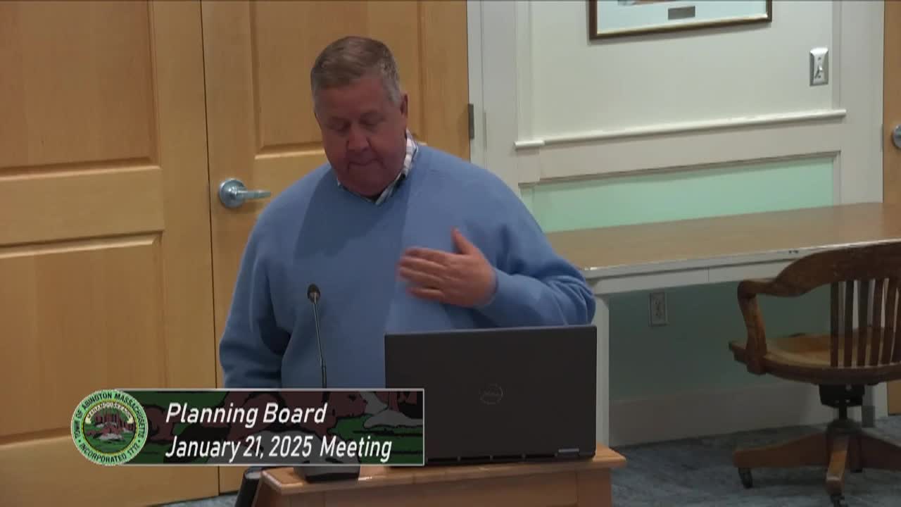 Planning Board; Jan. 21, 2025