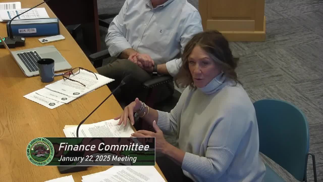 Finance Committee; Jan. 22, 2025