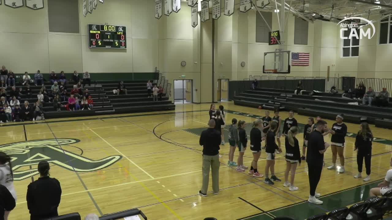 St. John Paul II Lions vs Abington Girls Varsity Basketball; January 24, 2025