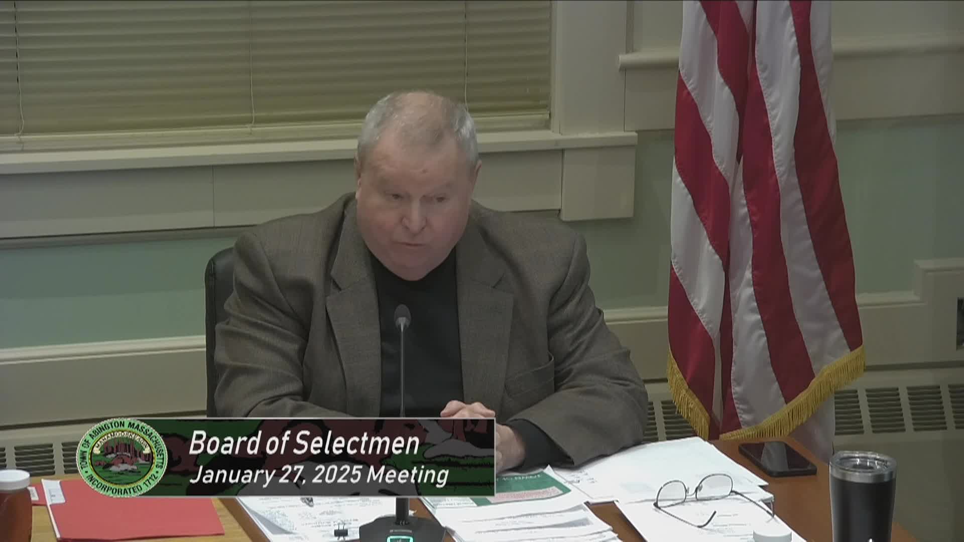 Board of Selectmen; January 27, 2025