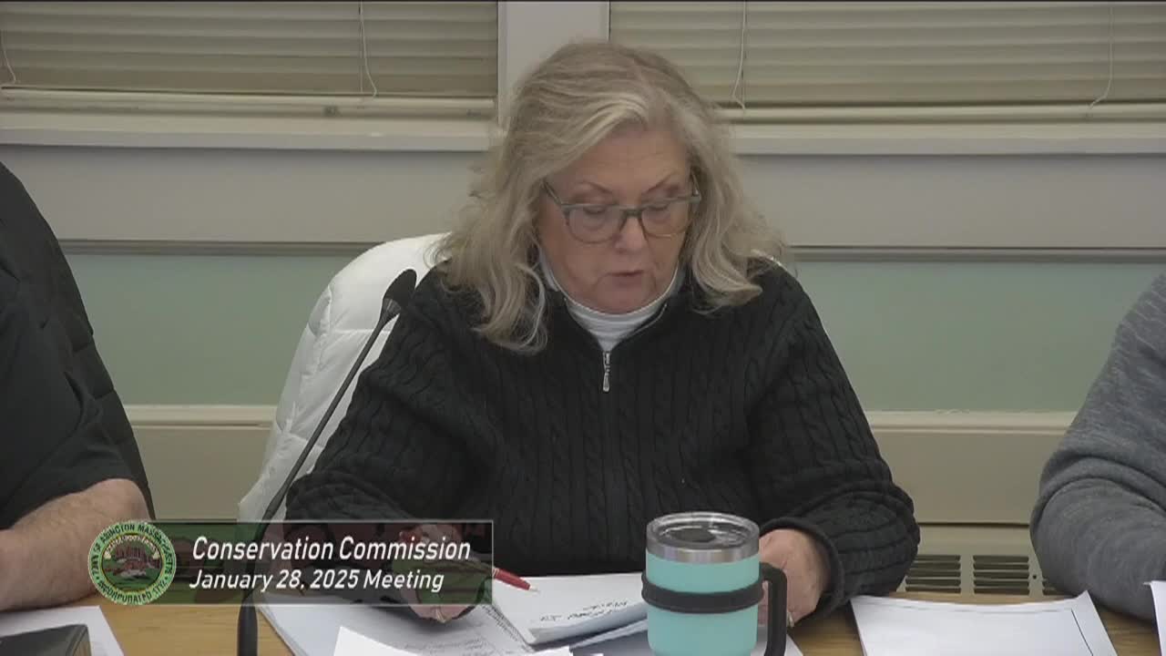 Conservation Commission; Jan. 28, 2025