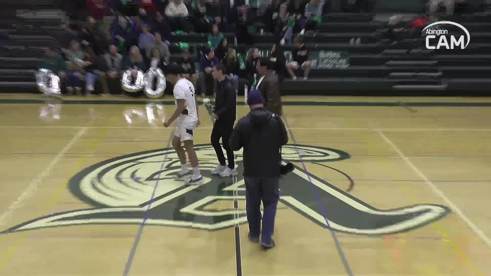 Randolph Blue Devils vs Abington Boys Varsity Basketball & Senior Night; January 28, 2025