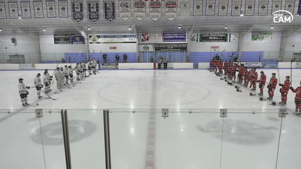 Middleborough Sachems vs Abington Boys Varsity Hockey; Feb. 5, 2025