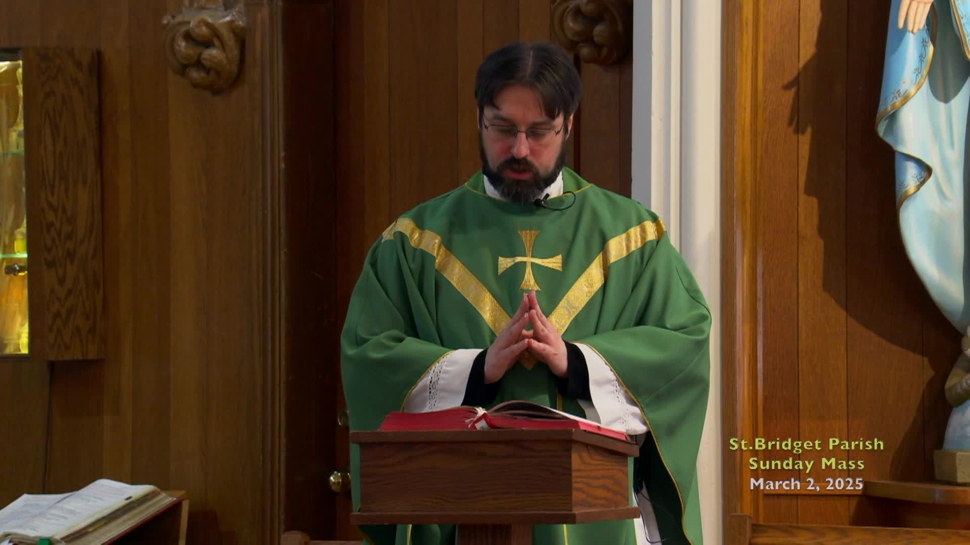 Saint Bridget Parish; March 2, 2025