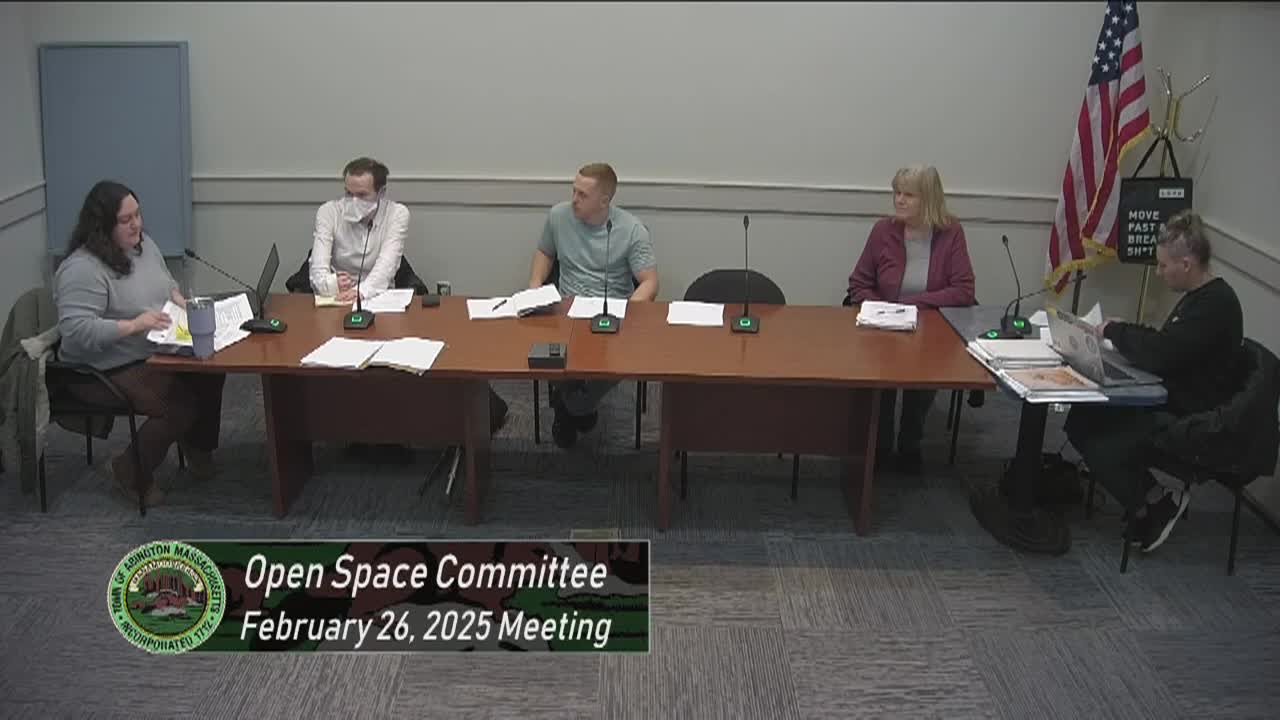 Open Space Committee; Feb. 26, 2025