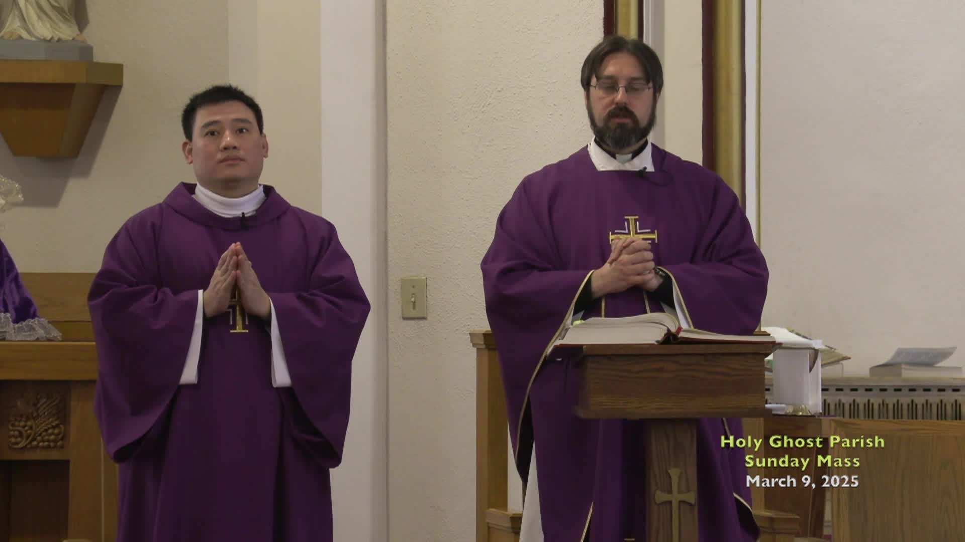 Holy Ghost Parish; March 9, 2025
