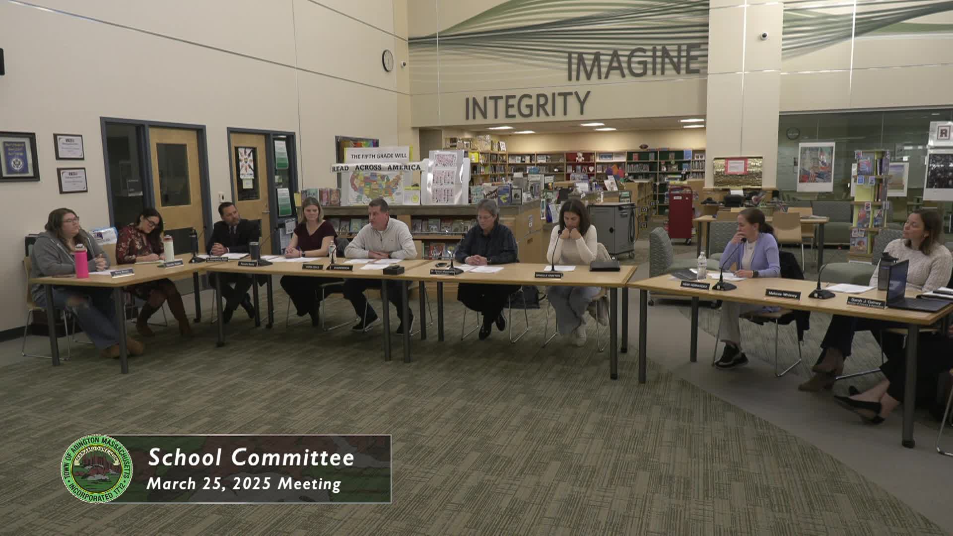 School Commitee; March 25, 2025