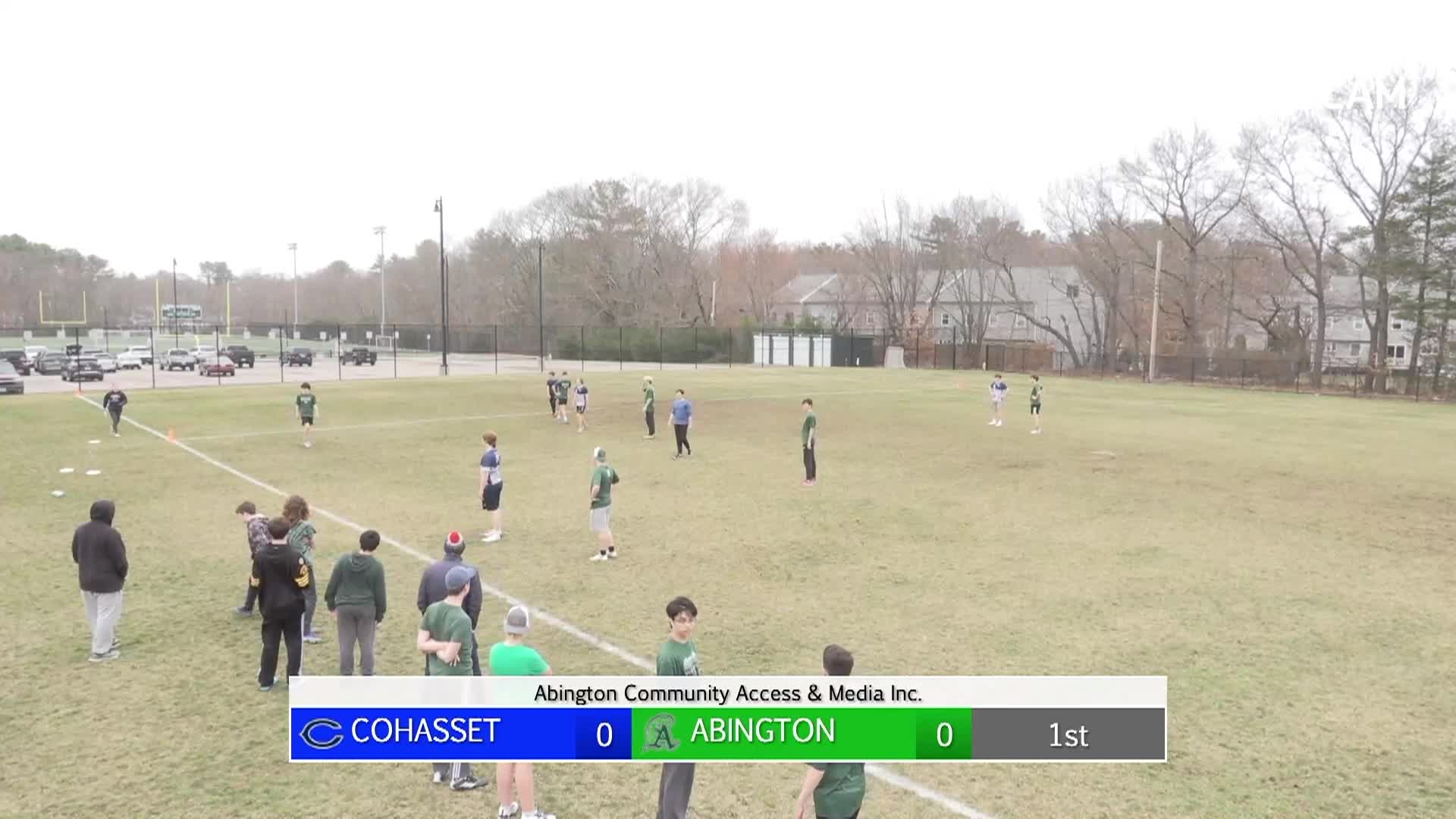 Cohasset Skippers vs Abington Coed Ultimate Frisbee; March 31, 2025