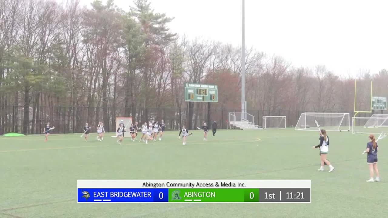 East Bridgewater Vikings vs Abington Girls Varsity Lacrosse; Apr. 3, 2025