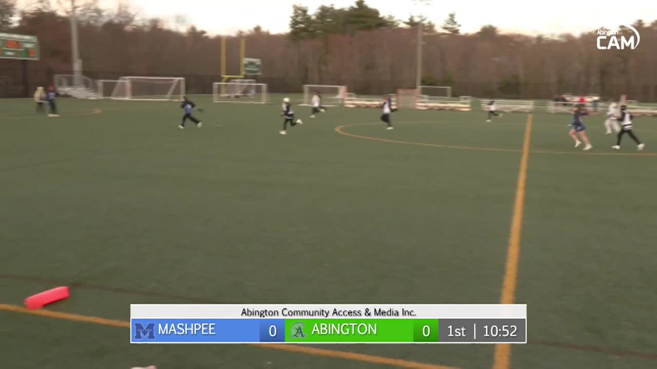 Mashpee Falcons vs Abington Girls Varsity Lacrosse; Apr. 8, 2025